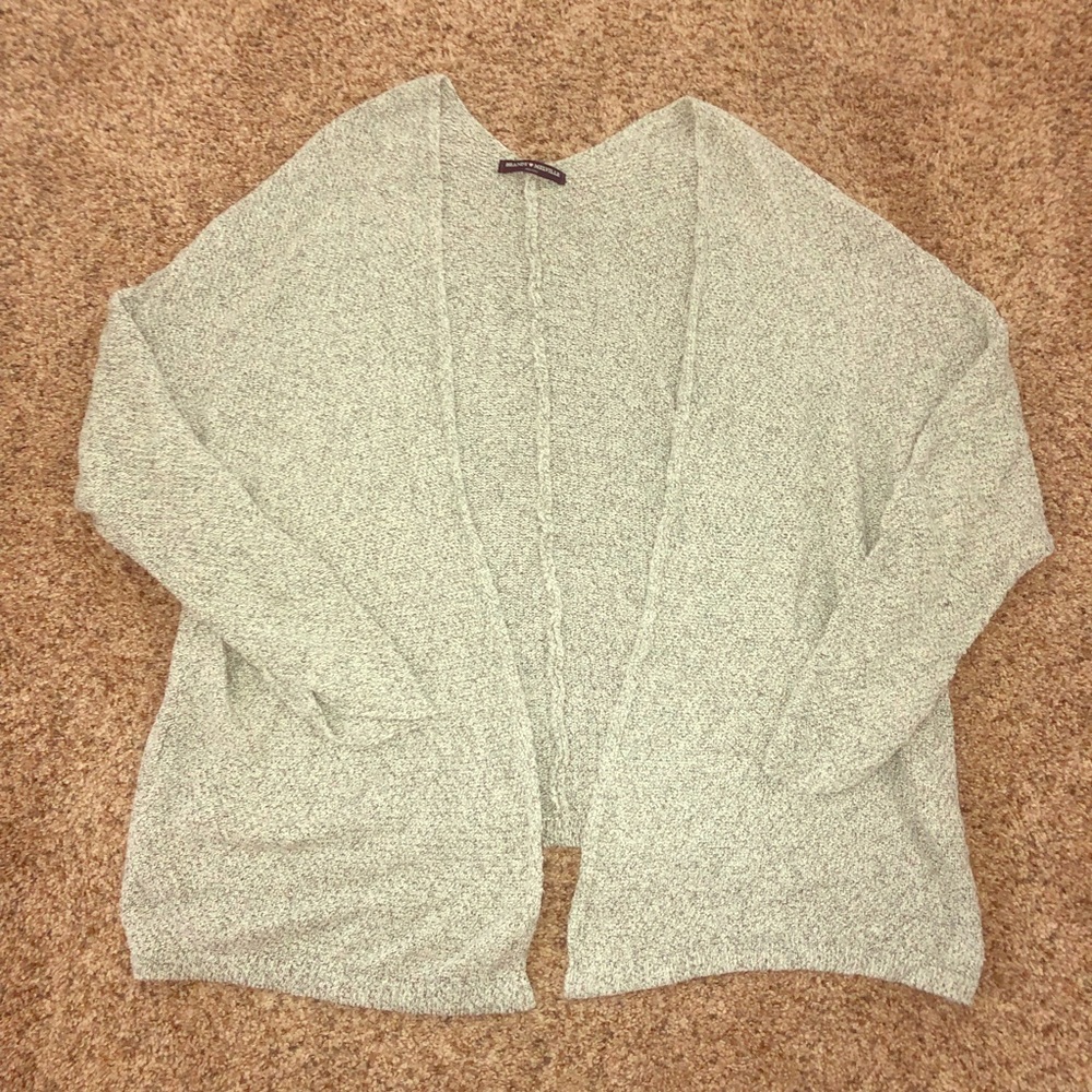 Brandy Melville Gray Knit Cardigan